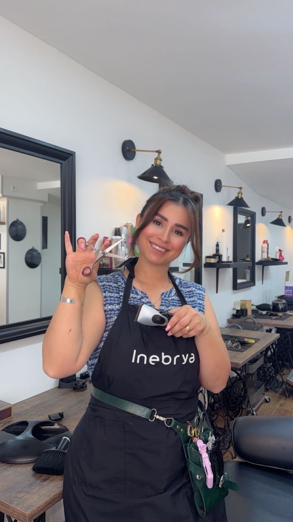 Friseur Mitarbeiterin im Prestige Salon